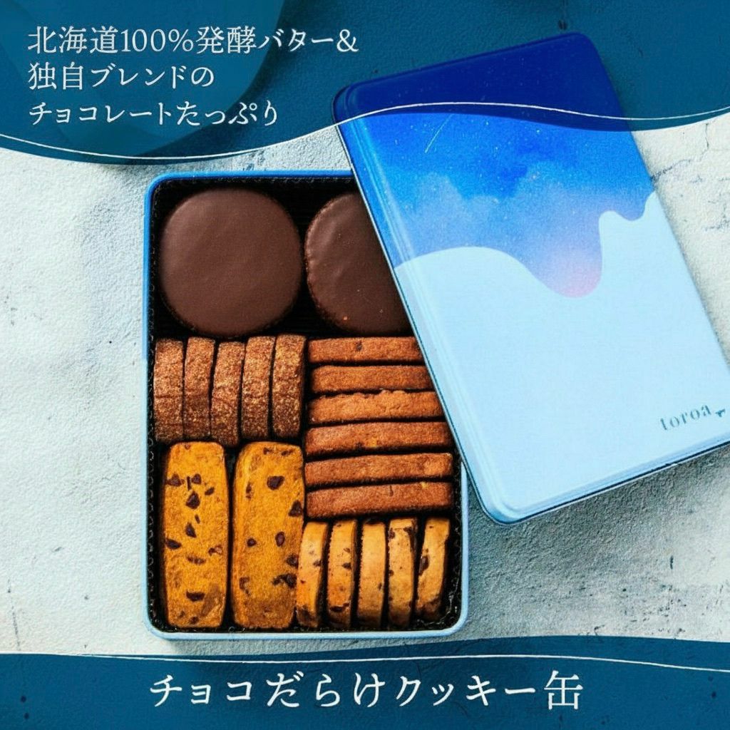 チョコだらけクッキー缶 | toroa